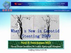 What’s New in Carotid Stenting 2009